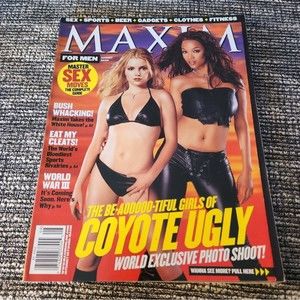 Maxim magazine Coyote Ugly August 2000